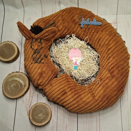 Ferberline Stickdatei Scribble Esel ab 9x10