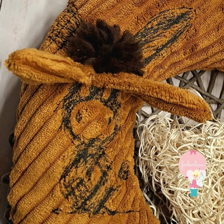 Ferberline Stickdatei Scribble Esel ab 9x10