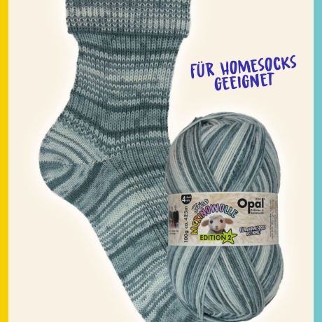 Opal Feine Merinowolle Ed.2, 4-f. Sockenwolle Fb. 11635