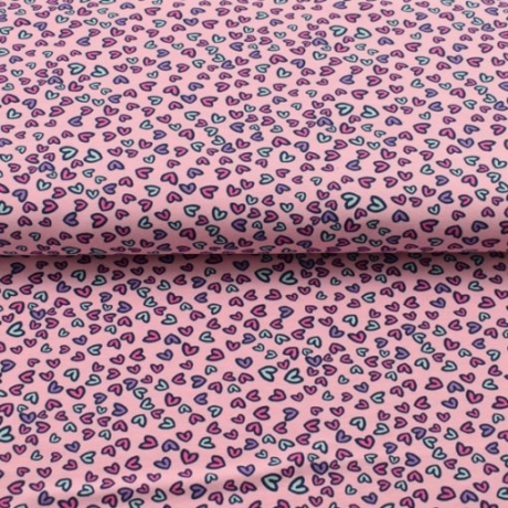 Jersey Herzen pink