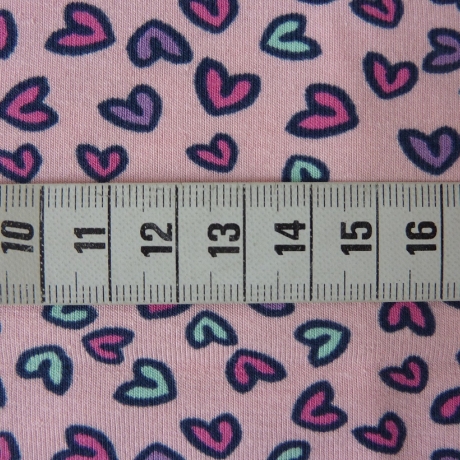 Jersey Herzen pink