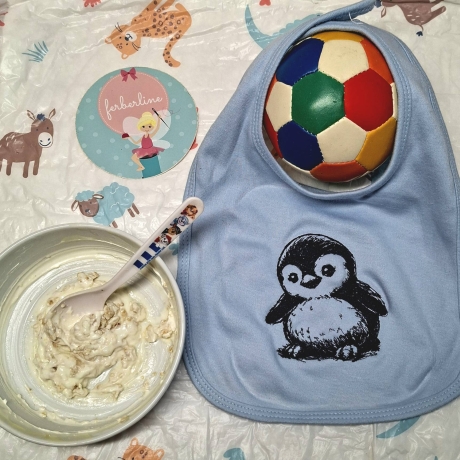 Ferberline Stickdatei Scribble Pinguin ab 9x10