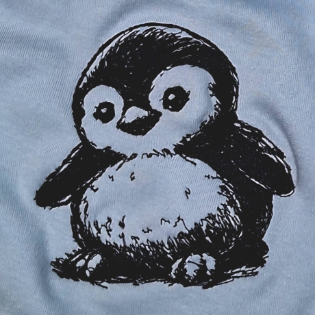 Ferberline Stickdatei Scribble Pinguin ab 9x10