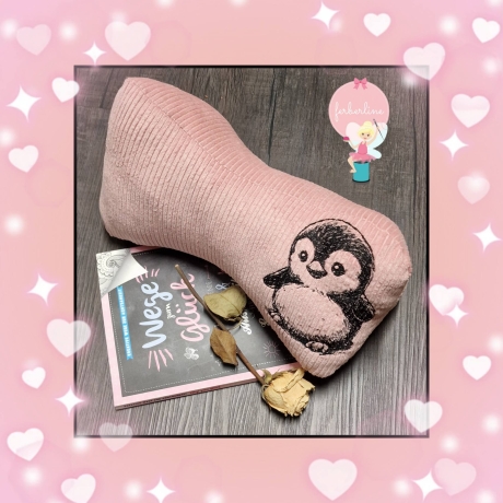 Ferberline Stickdatei Scribble Pinguin ab 9x10