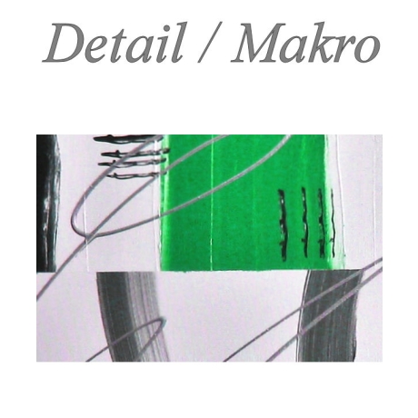 MK1 Art Bild Leinwand Abstrakt Kunst Malerei Acrylbild grün grau