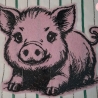 Ferberline Stickdatei Scribble Schwein Sweety ab 9x10