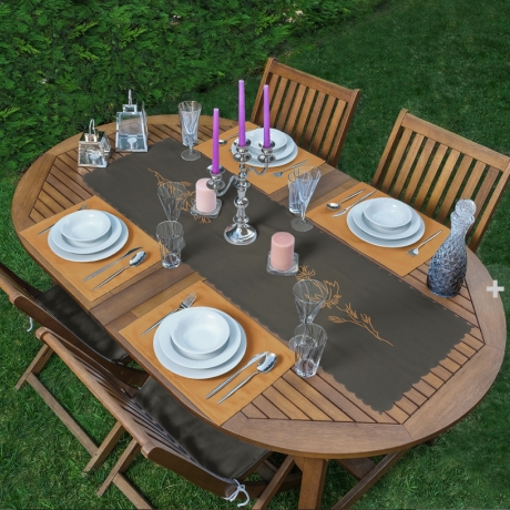 Tischset 4èr Set Orange Style Angebot!