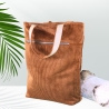 Einkaufstaschen/Cordbeutel/Cord Taschen/totebag/Stoffbeutel/braun