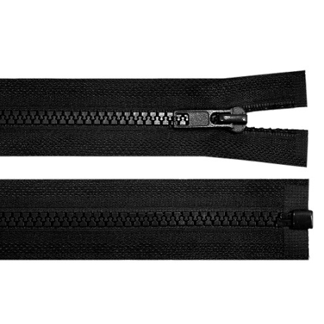 Reißverschluss schwarz 40 cm teilbar Jacken-Reißverschluss