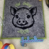 Ferberline Stickdatei Scribble Schwein Sweety ab 9x10
