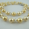 Kette Perlen Gold (591)