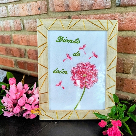 Pusteblume - Stickdatei bei Michis Textilatelier