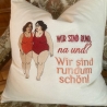 Freundinnen, WIR SIND RUND  - Stickdatei by Michis Textilatelier