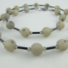 Kette Perlen Polaris Grau (598)