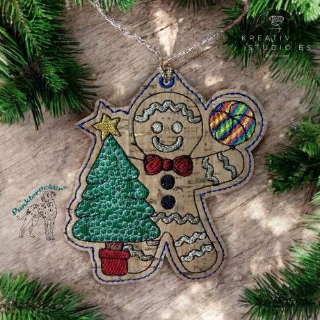 ITH | Anhänger | Lebkuchenmann | 8.59 x 9.47 cm