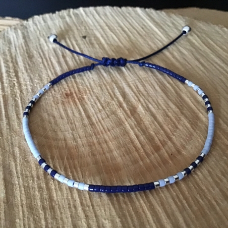 Tolles  Miyuki-Delica Glasperlen-Armband anpassbar