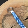 Maritimer Schlüsselanhänger aus Segelseil mit Gravur und Anker