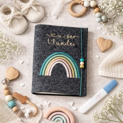 Mutterpasshülle Unser Wunder Regenbogen 