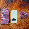 Handytasche Handyhülle Smartphonhülle mit Band zum umhängen Pink