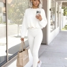 Weißer 2-Teiler Jogger Anzug Jogpants & Pullover XS/S & M/L