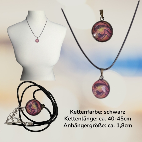 Schmuckset mit Motivstein