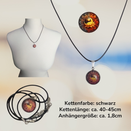 Schmuckset mit Motivstein