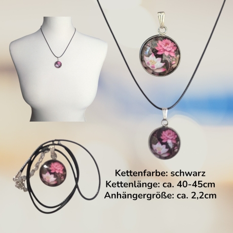Schmuckset mit Motivstein