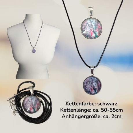 Schmuckset mit Motivstein