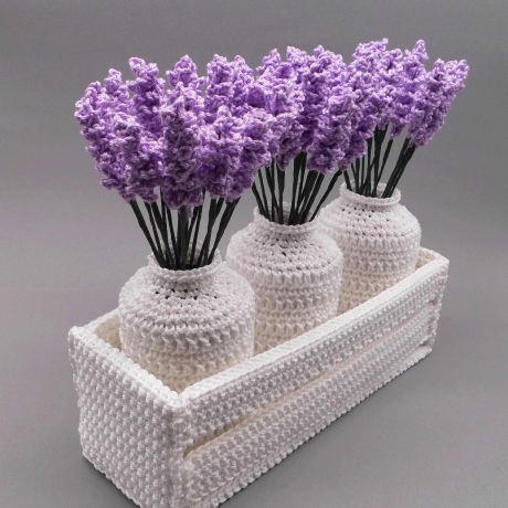 Häkelanleitung Blumen Dekoration Provence Lavendel Traum HomeDeko
