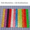 Windspiel selber basteln Kinder-Bastelset, 3 Glitzer-Windspiele