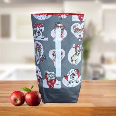 Lunchbag/Kulturbeutel/wet bag/Kosmetiktasche/Brotbeutel/Hund