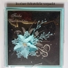 Weihnachtskarte frohe Weihnachten Festtags-Karte Schwarz & Silber