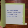 Weihnachtskarte frohe Weihnachten Grün-Metallic Gold Heilig Abend