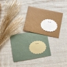 10 Adressetiketten zum Selbst-Beschriften • Naturpapier