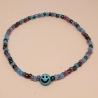 Kawaii Smiley Armband – Handgemachtes Y2K Perlenarmband