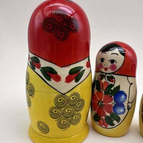 6-er Matroschka Semenova klassisch, 19 cm, # DZ 619