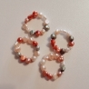 Perlen Fingerring/Perlenring aus Süßwasserperlen