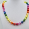 Kette Regenbogen Bunt Polaris Walzen (602)