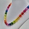 Kette Regenbogen Bunt Polaris Walzen (602)