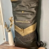 Rucksack VARO aus Kunstleder und Kork