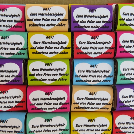 Schokolade SAROTTI für jeden Anlass 20 Täfelchen 