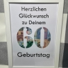 Geldgeschenk Bilderrahmen 60. Geburtstag personalisierbar DIN A4