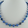 Kette Perlen Blau (610)