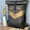 Rucksack VARO aus Kunstleder und Kork