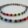 Kette Regenbogen Bunt / Schwarz Onyx (616)