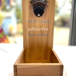 Flaschenöffner aus Holz