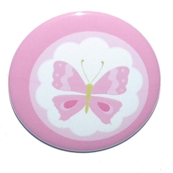 Kühlschrankmagnet Magnet 50mm rund Schmetterling