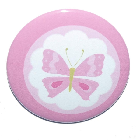 Kühlschrankmagnet Magnet 50mm rund Schmetterling