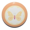 Button 50 mm mit Anstecknadel Motiv Schmetterling