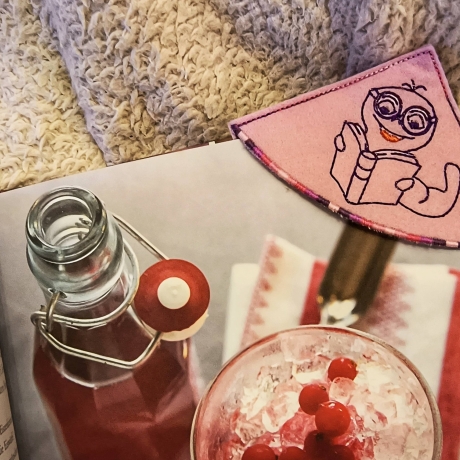 Buchecke   -  Stickdatei bei Michis Textilatelier